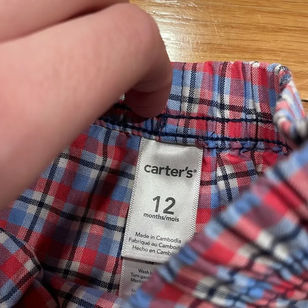 CARTER'S 𝅺carters 12 m boys shorts good condition